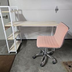 Desk With Chair Combo 