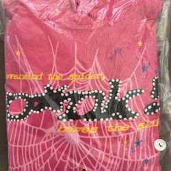 Sp5der pink v2 hoodie