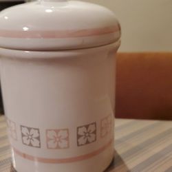 Vintage 1987 Avon Porcelain Apothecary Jar -