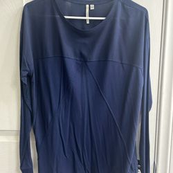 Calvin Klein Women’s Blue Long Sleeve Shirt 