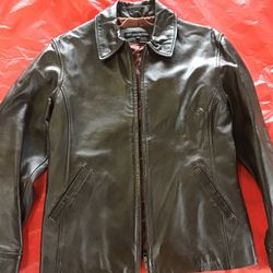 Net Collection Brow Leather Jacket Large Previously owned Women