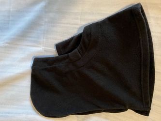 Black fleece neck gaiter/ ski mask