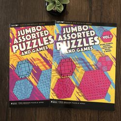 Jumbo Adssorted Puzzles And Games (Set Of 2)