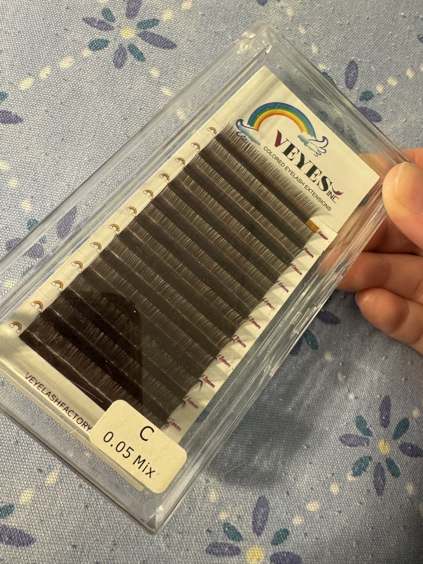 veyes lash tray brown
