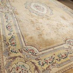 Large 12x20  hand knotted Japanese wool rug