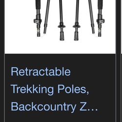 Retractable Trekking Poles Apeax 