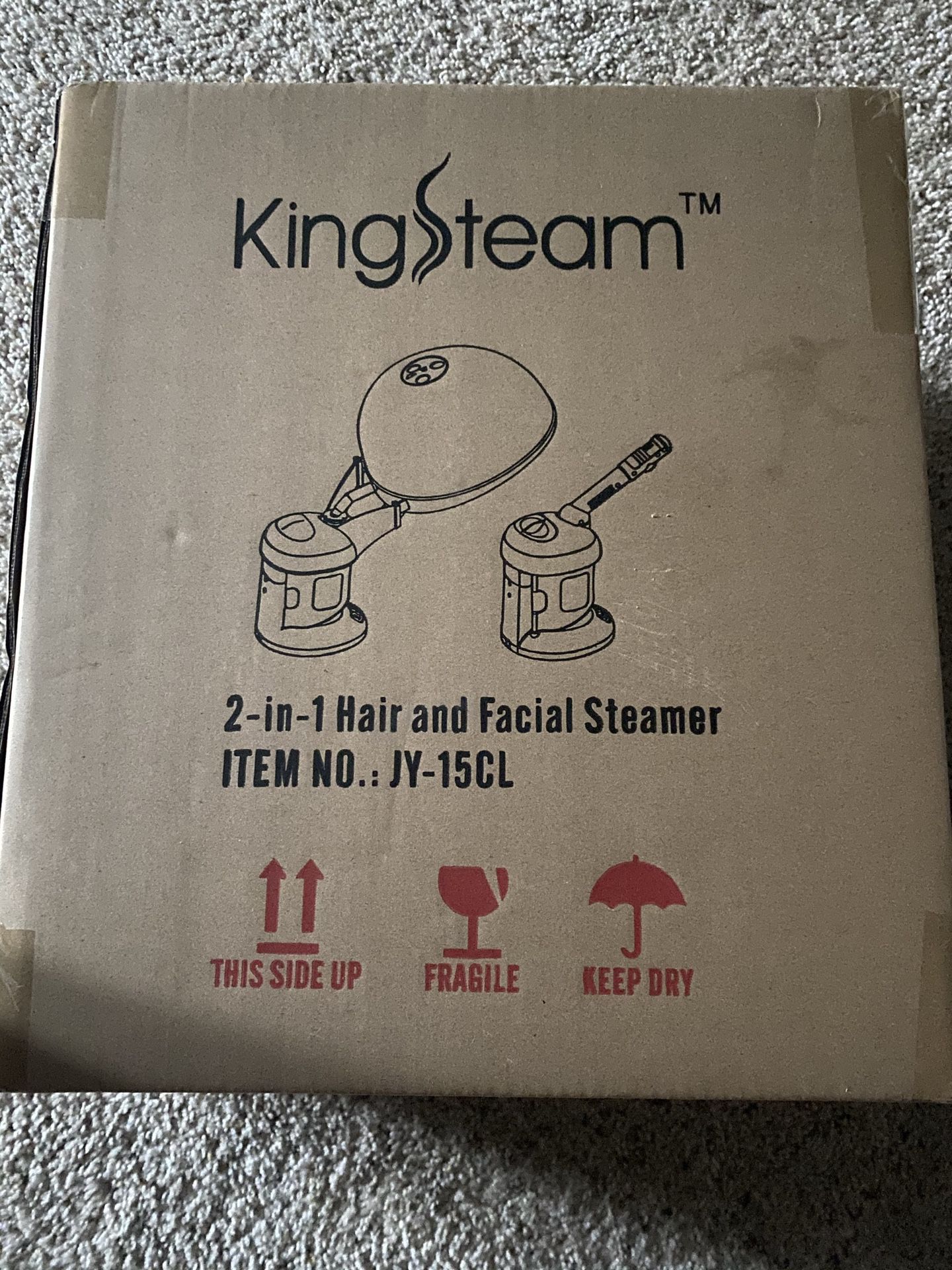King steam 2 n 1 hair/ facial steamer