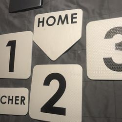 Kids Foam Baseball Field Mat Pads