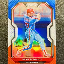 2021 Prizm Baseball Mike Schmidt RWB Prizm Refractor Phillies