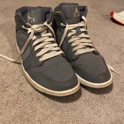 Nike Jordan 1 Mid Cool Grey White Sneakers