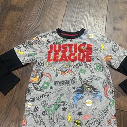 Boys justuce league t Shirt Size 8 Batman #20
