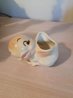 Vtg Japan Baby Chick Planter