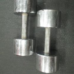 Used 30LB Cast Iron Dumbbell Set ( Read The Description!)