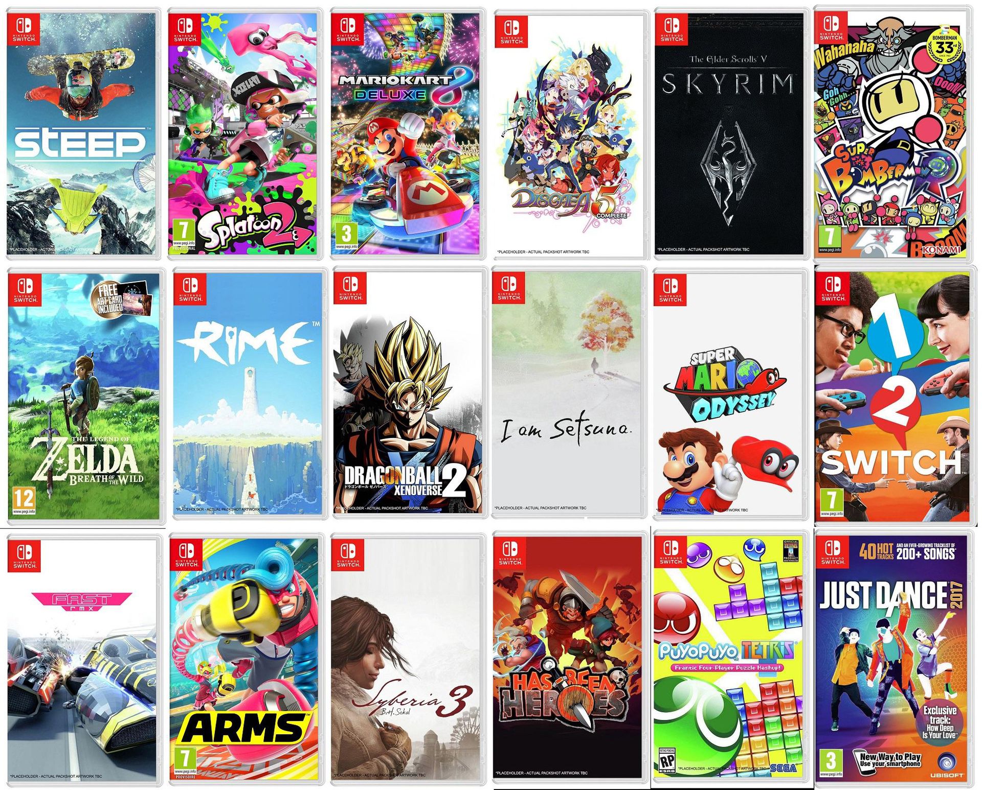 !SOLD OUT! Nintendo Switch Games (Digital Downloads) Animal Crossing: New Horizons, Super Smash Bros, Mario Kart 8