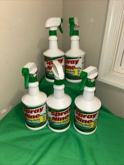 Heavy Duty Degreaser Cleaner Spray Nine 32oz Disinfectant 5 Bottles EPA
