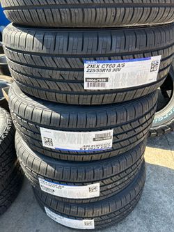 FALKEN ZIEX CT60 A/S 225/55R18SL price$165 each
