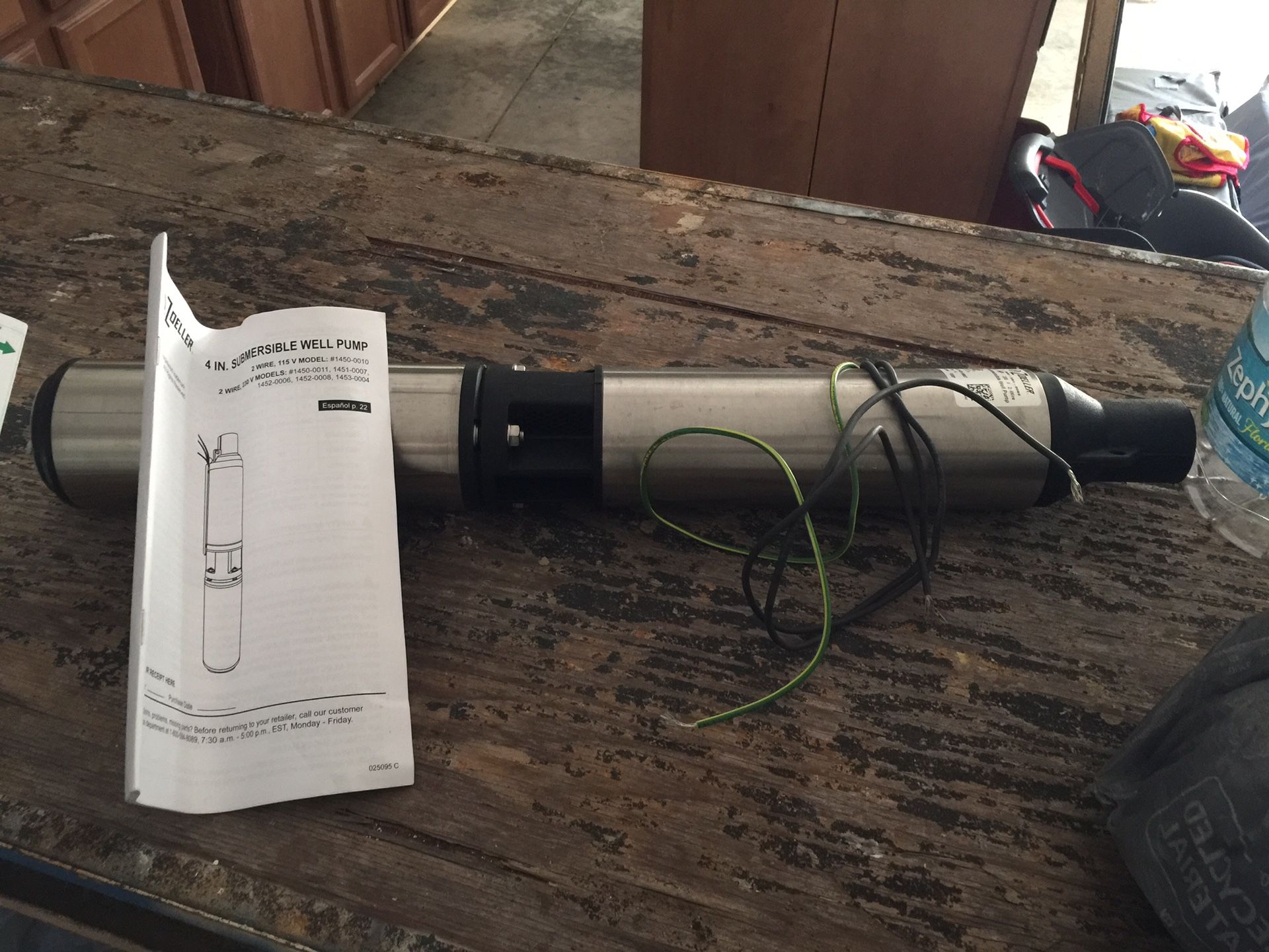 Submersible Pump 3/4HP 2wire w/ground 220Volt