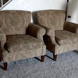 2 armchairs chairs seats livingroom patio office stool