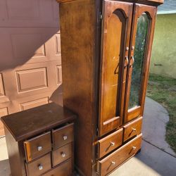 Bedroom Set Armoire Nightstand 