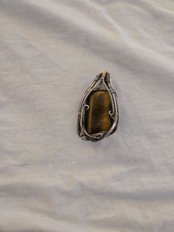 Tiger eye charm