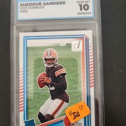 Shedeur Sanders #306 Gem Mint 10