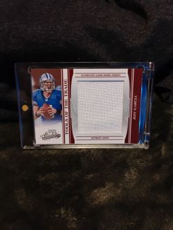 2006  JEFF GARCIA  GAME WORN JERSEY PATCH 27/50