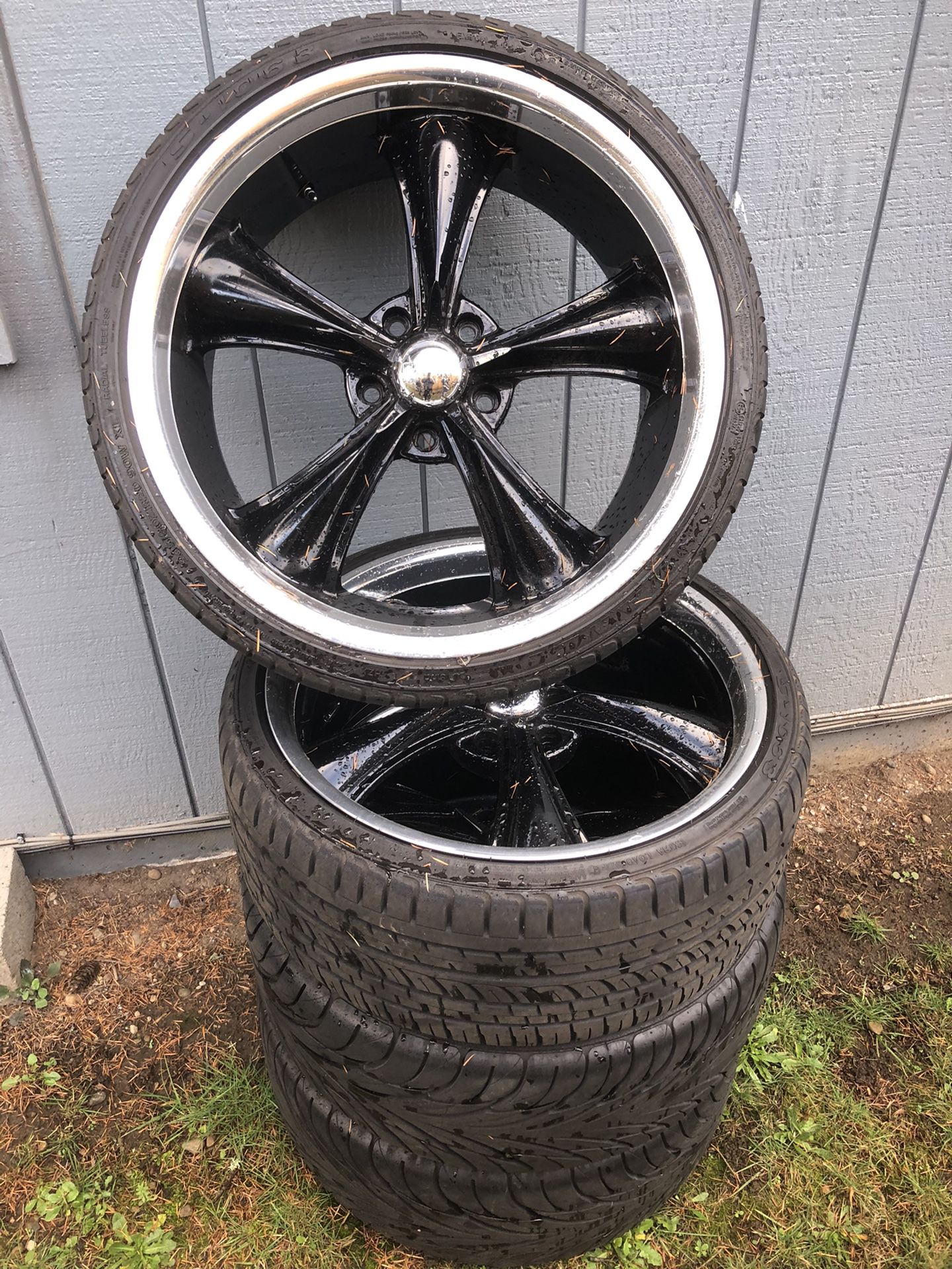 Boss motorsports 20” rims and tires