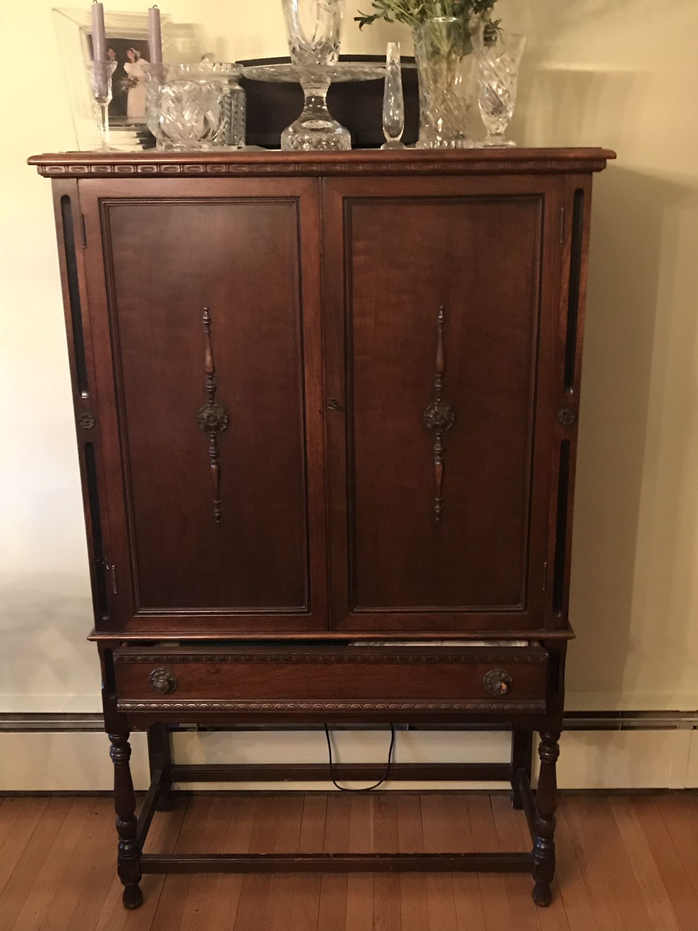 Antique Dining Room Set - includes tall china cabinet, large buffet and small buffet. Willing to sell pieces separately.