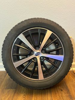 OEM Subaru 16” Wheels + Pirelli WeatherActive Tires + TPMS (Impreza/Crosstrek) - Like New