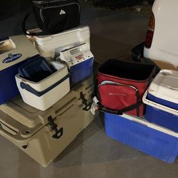 Coolers, Hard And Soft, Priced From $10-$75