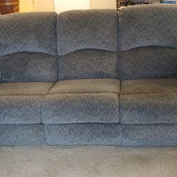 Heavy Duty Dual Recliner Couch & Loveseat