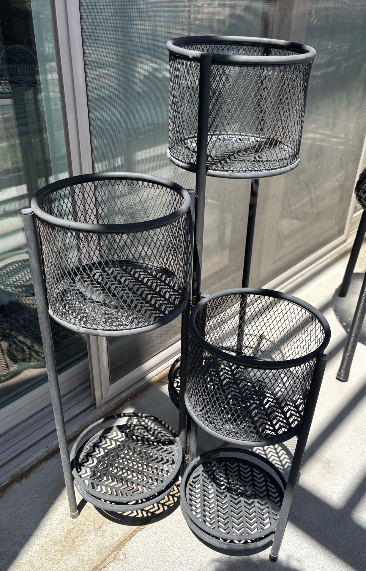 3- Tier Metal Planter Stand
