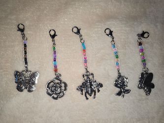 Beaded Lobster Clasp Charms
