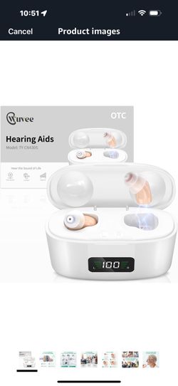 Hearing Aids for Seniors, Hearing Aid Amplifiers Devices Rechargeable with Noise Cancelling, Superior Sound Quality for Adults Women Men Hearing Loss,