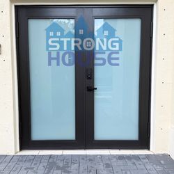 Aluminum impact French door 72x80, 72x96