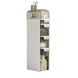 🔥Brand new🔥 Narrow Storage Cabinet for bathroom, kitchen, bedroom, living room Storage Floor Cabinet with Drawers for Small Spaces size：7.8*16*38inc