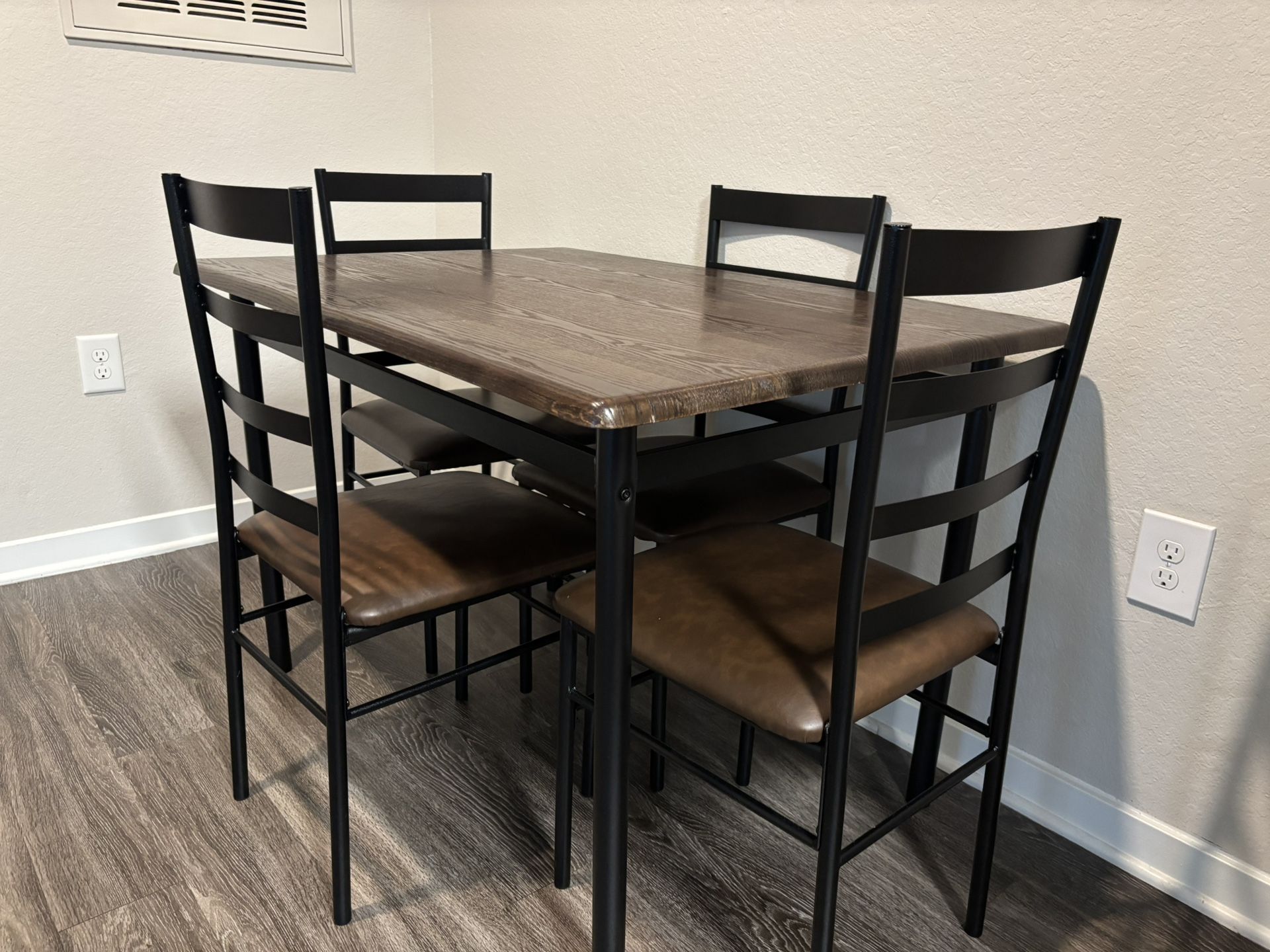Mainstays 5-Piece Wood & Metal Dining
