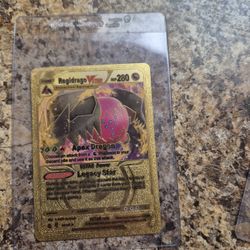 Regidrago VSTAR Holographic Gold Card Iridescent Custom Holo Card