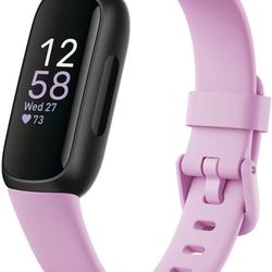 Fitbit Inspire 3 - Heart Rate Monitor | Health & Fitness Tracker Lilac Bliss