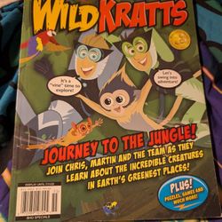 Wild Kratts Amazing Activities Inside Magazine Journey To The Jungle