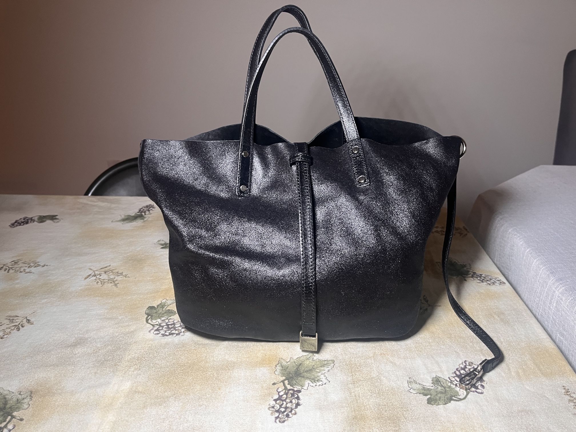 Tiffany’s Reversible Tote bag, leather and suede