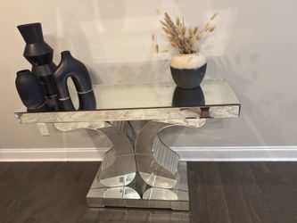 Glass Console Table 