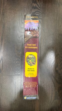 CraftHub The Lord of the Rings Road to the Shire Painting by Numbers Kit 17.7x19.7 in