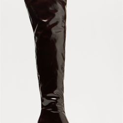Brown Thigh High Boot