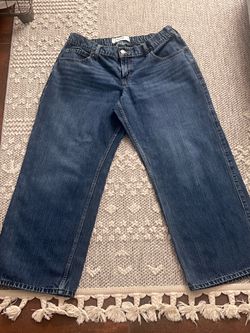 Hollister Womens Wide Leg Jeans Short ( L-12/14)