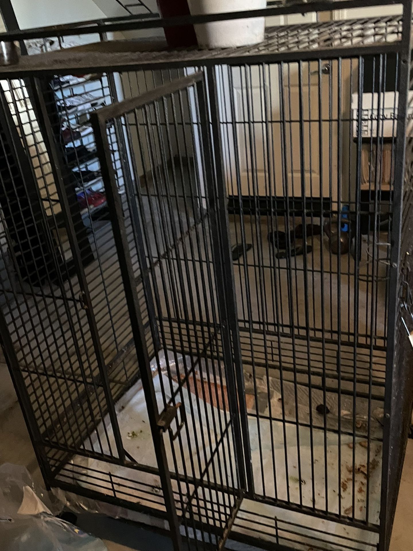 Bird Cage , 5 ft by 3.5 ft by 2.5 ft, Used