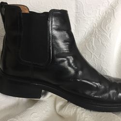 Cole Haan Chelsea Boots Mens 11 Black Leather Waterproof – $50