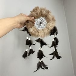 Beige Dreamcatcher with Soft Padded Border