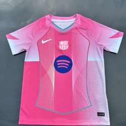 *BEST OFFER* BARCELONA UNRELEASED NO NAME SOCCER JERSEY MEDIUM