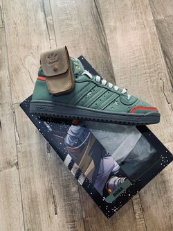 Adidas Top Ten Hi Star Wars Shoes ‘Boba Fett’ Special Box (FZ3465) Size 7.5